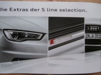Audi S line selection A3,Q3 und Q5 April 2015