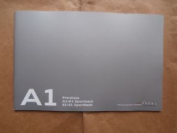 Audi A1 +Sportback +S1 Typ 8x April 2015 NEU