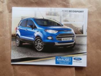 Ford Ecosport Prospekt Mai 2015 NEU