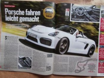 Auto Bild 32/2015 Porsche Boxster Spyder, Maserati Ghibli,