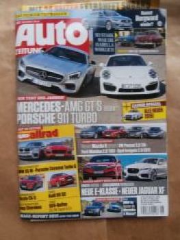 Auto Zeitung 8/2015 Borgward Isabella vs. BMW 1500,AMG GT S vs.