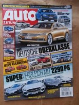 Auto Zeitung 10/2015 McLaren 650S vs. AMG GT S vs. Huracan LP610