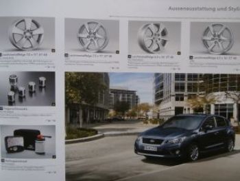 Subaru XV/Impreza Zubehör Prospekte Mai 2014