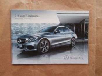 Mercedes Benz C-Klasse Limousine BR205 +C63 Edition 1 7.4.2015