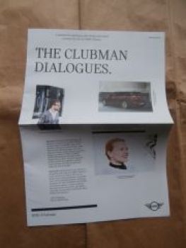 Mini Clubman Dialogues Neues Modell IAA 2015 NEU