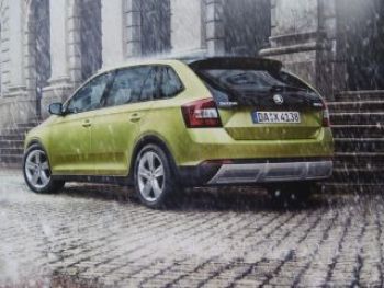 Skoda Rapid Spaceback Scoutline Prospekt 9/2015 NEU