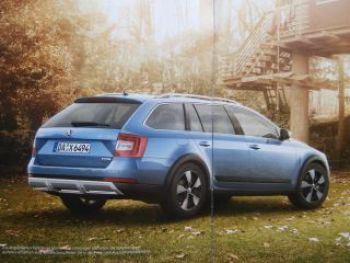 Skoda Octavia Scout Prospekt 9/2015 +Preisliste NEU