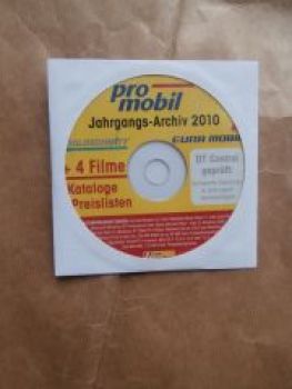 pro mobil Jahrgangs-Archiv 2010 +4 Filme CD