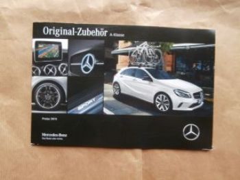 Mercedes Benz A-Klasse W176 Original Zubehör Juli 2015 NEU