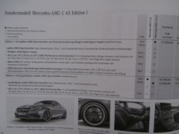 Mercedes Benz C-Klasse Coupé +Edition1 (C205) 5.10.2015