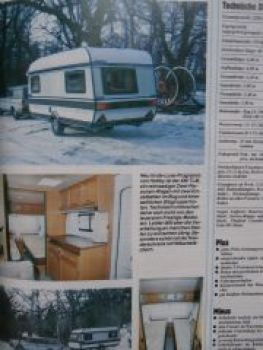 caravan 3/1987 Transit Eurec GT,Knaus Südwind M,Mazda 323 Kombi