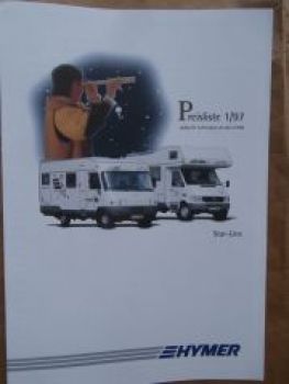 Hymer Star-Line 4.Dezember 1996 Preisliste