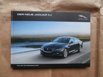 Jaguar XJ Neues Modell Prospekt Buch September 2015 NEU