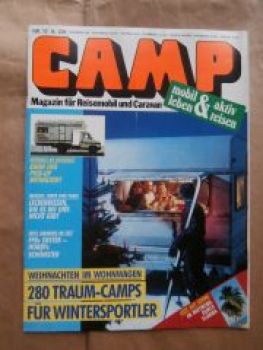 CAMP 12/1990 Hobby 520 TQM,FFB Sportiv 485TM,Bimobil PM 327