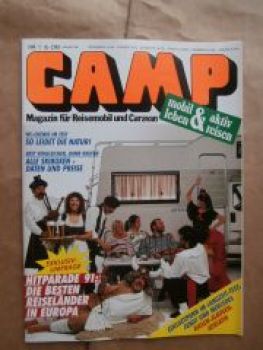 CAMP 1/1991 Mercedes 300TE W124 mit Fendt Diamant 590TF