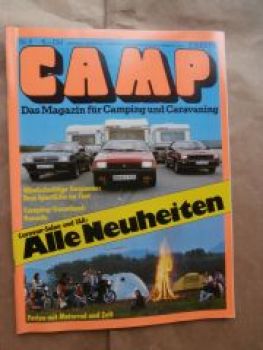 CAMP 5/1981 Wilk de Luxe 535 MT vs. Eura Comet 510T vs. Eriba Ta