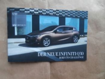 Infiniti Q30 Prospekt September 2015 NEU