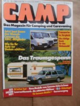 CAMP 10/1986 Mercedes 300TE W124 mit Weippert Spezial 620,