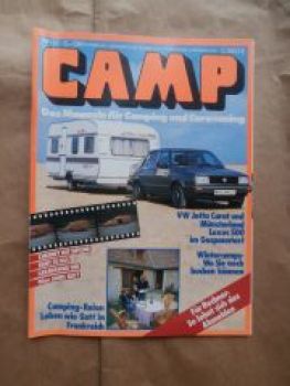 CAMP 11/1985 VW Jetta Carat mit Münsterland Luxus 500T,