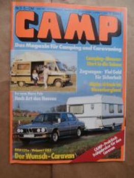 CAMP 3/1985BMW 525e E28 mit Weippert 515S,Renault 25 TD mit Land