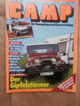 CAMP 4/1983 Bürstner Lux 560TK, Dethleffs Pirat D,Wilk Safaria C