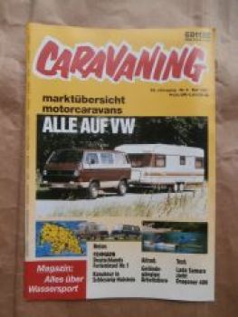 caravaning 5/1987 Lada Samara zieht Dragoner 406,Citroen AX,