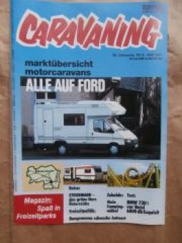 carvaning 6/1987 BMW 730i E32 vs. Beisl 6800 db Exquisit,Fiat Cr