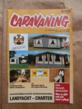 caravaning 2/1989 Wilk Safari 440TD mit Peugeot 405 Break,