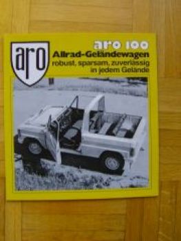 aro 100 Allrad-Geländewagen Prospekt Aro 101 100 103/4