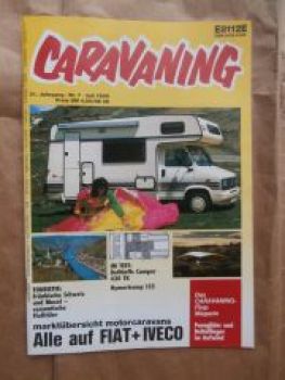 caravaning 7/1989 Dethleffs Camper 430TK,Hymertramp 155,