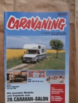 caravaning 10/1989 Wilk 450 TD de Luxe an Peugeot 405 GRDT,