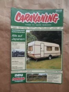 caravaning 8/1986 motorcaravans auf Japanern,Weippert 670