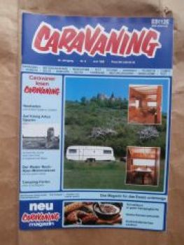 caravaning 6/1982 Tabbert Europa,Eriba Camp auf Ford Transit,