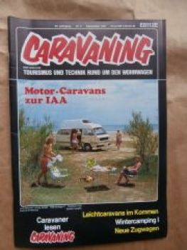 caravaning 9/1981 Aero 390,Dethleffs 450T,Eriba-Tramp,Tabbert 51