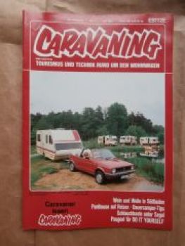caravaning 7/1981 Knaus Luxus 485TU hinter Toyota Cressida DX,