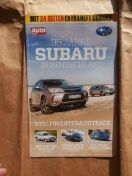 Auto Zeitung 35 Jahre Subaru in Deutschland Heft