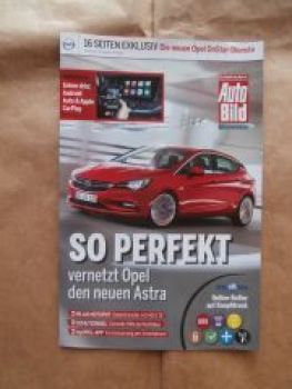 Auto Bild Opel Astra K OnStar Dienste Sonderdruck NEU