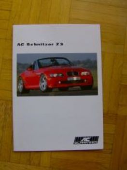 AC Schnitzer Z3 roadster Prospekt E36/7 NEU