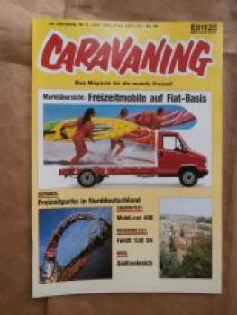 caravaning 6/1991 Freizeitmobile auf Fiat, Caravelair Mobil Car