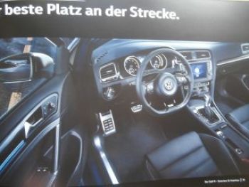 VW Golf R VII Typ AU Prospekt +Preisliste Mai 2015 NEU