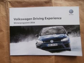 VW Driving Experience Winterprogramm 2016 Golf7 R NEU