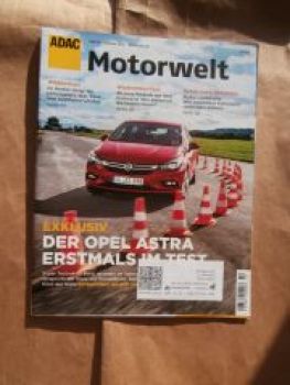 ADAC Motorwelt 10/2015 Opel Astra K,Kadjar dCi130,Avensis Tourin