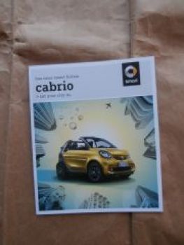 smart fortwo cabrio Prospekt August 2015 NEU