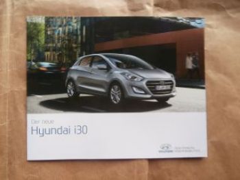 Hyundai i30 Juli 2015 Prospekt NEU