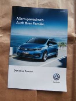 VW Touran A3 Format Prospekt Vorstellung Katalog Rariät NEU