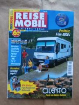 Reise Mobil 8/2001 Flair 8000i,Autostar Aryal 2,Fiat Ducato mit