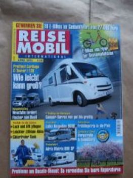Reise Mobil 4/2013 Carthago C-Tourer I 138,Westfalia T5 vs. Fisc