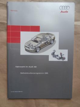 Audi A8 Typ D3 4E Fahrwerk  SSP Nr.285 Juli 2002