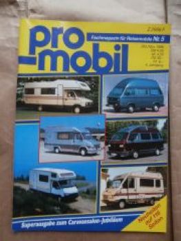 pro mobil 5/1986 VW LT 35D Lyding AZ Cobra,Reimo Transit,