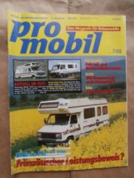 pro mobil 7/1988 Pilote R580,Fiesta Supreme 19L,Elnagh Blu Magnu